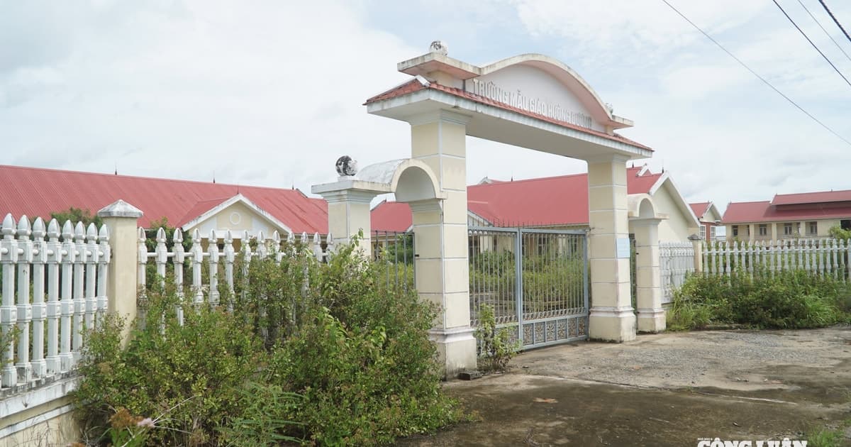 Gần 50 tỉ đồng xây trường, 2 năm không một học sinh nhập học