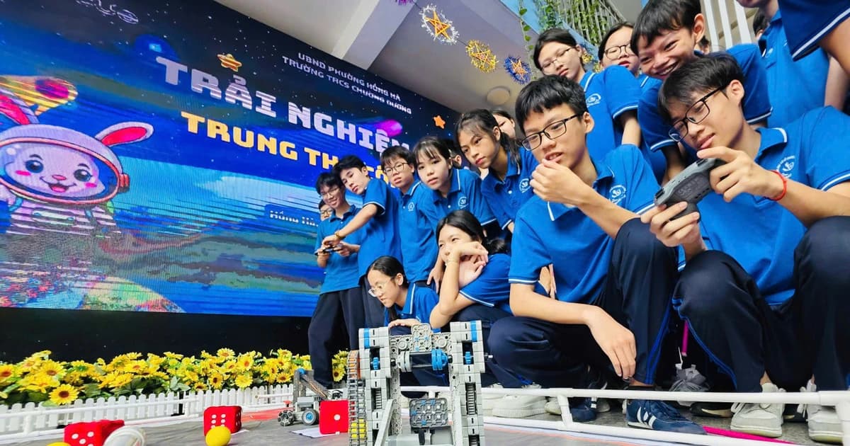 Học sinh Thủ đô thích thú với trải nghiệm STEM