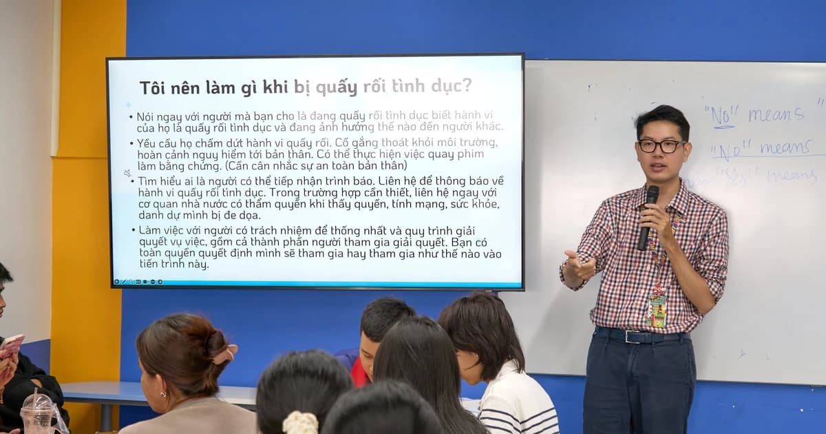 Tân sinh viên học cách bảo vệ bản thân trước nạn quấy rối