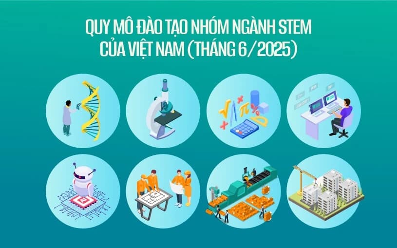 Quy mô đào tạo nhóm ngành STEM của Việt Nam