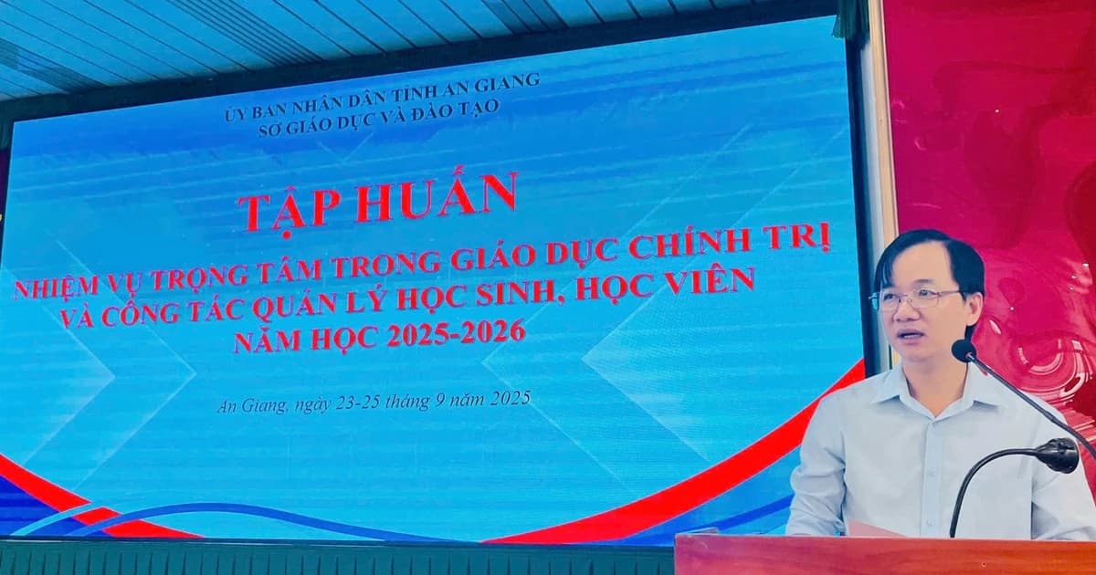 An Giang tăng cường giáo dục chính trị và công tác học sinh