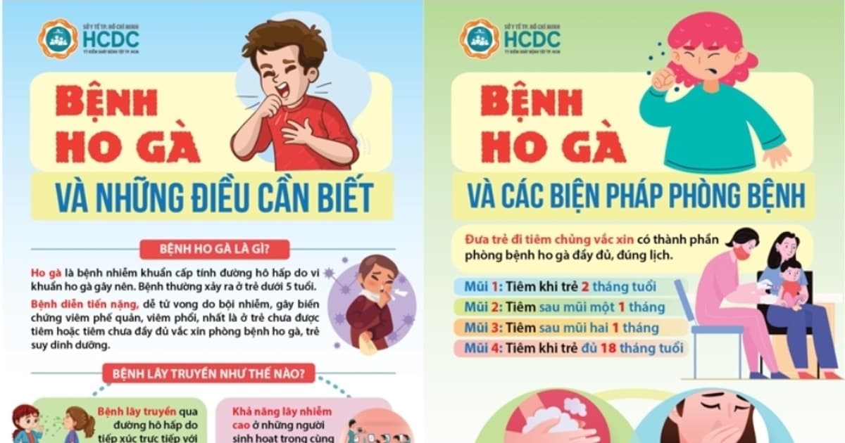 TP Hồ Chí Minh ghi nhận ca ho gà ở trẻ 3 tháng tuổi