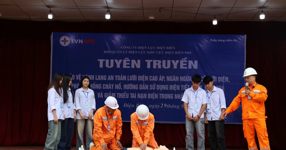 Lan tỏa kiến thức an toàn điện đến học đường vùng cao Điện Biên