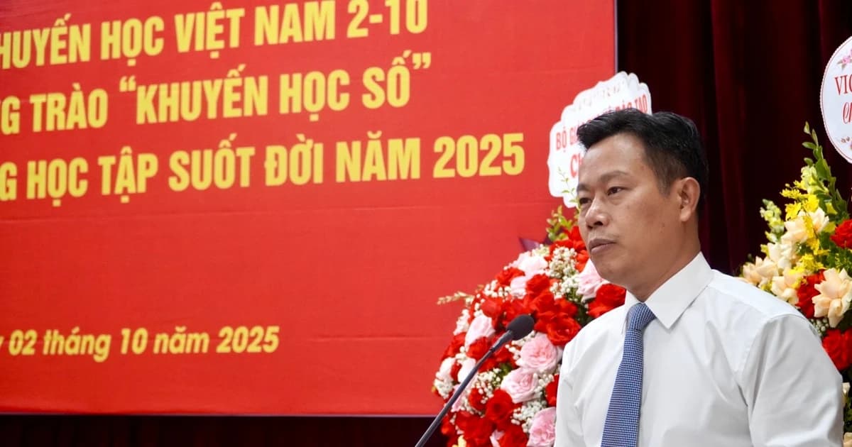 Phát động phong trào 'Khuyến học số'