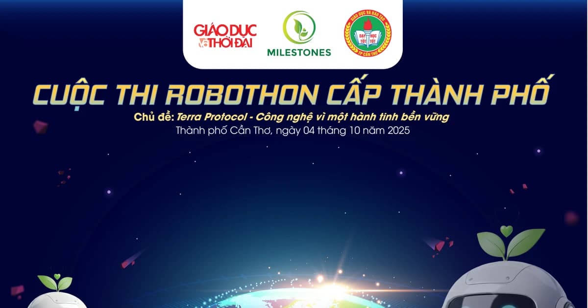 Sẵn sàng cho Cuộc thi Robothon cấp TP Cần Thơ năm 2025