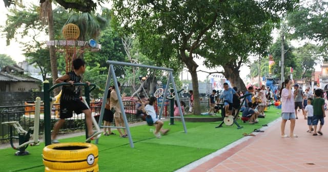 Khánh thành sân chơi xanh cho tương lai em