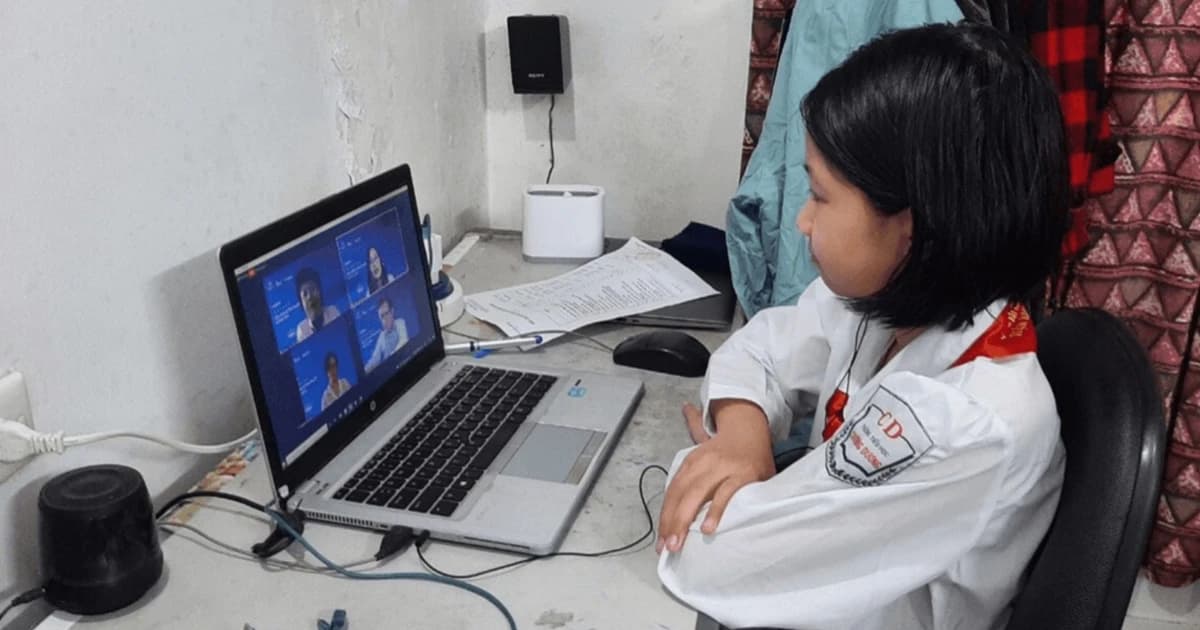 Trường học Hà Nội linh hoạt dạy học ứng phó với mưa bão