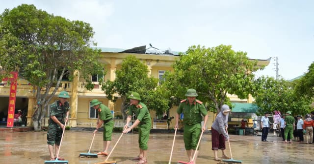 Trường học gồng mình khắc phục hậu quả bão Bualoi và Matmo