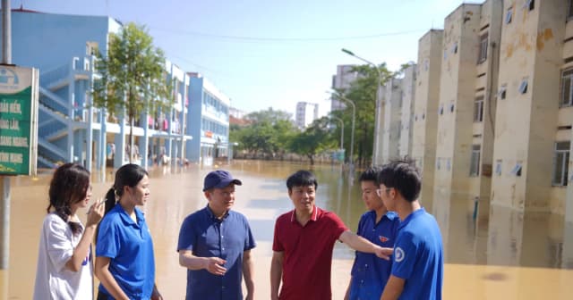 Trường học Thái Nguyên nỗ lực đưa sinh viên sớm trở lại học tập an toàn sau lũ lụt