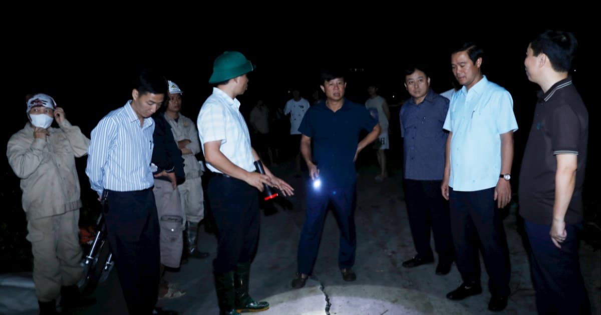 ​Bắc Ninh: "Trực chiến" 24/24 giờ, xử lý đê xung yếu