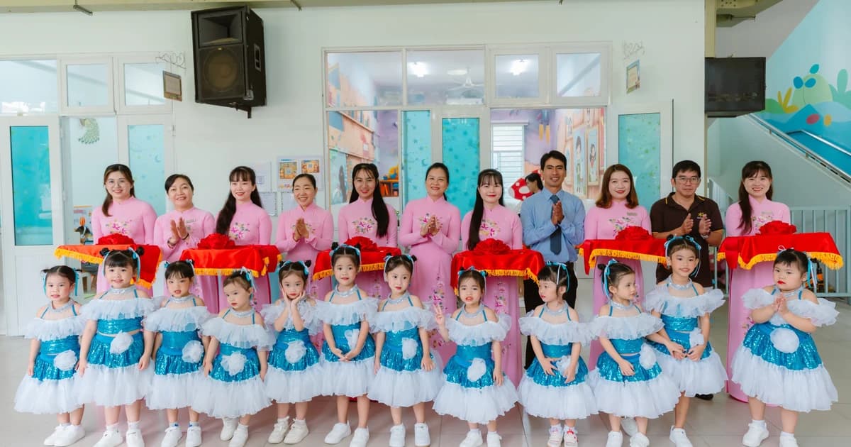 Khánh thành công trình 'Thư viện số – Thư viện Ước mơ' ở trường Mầm non