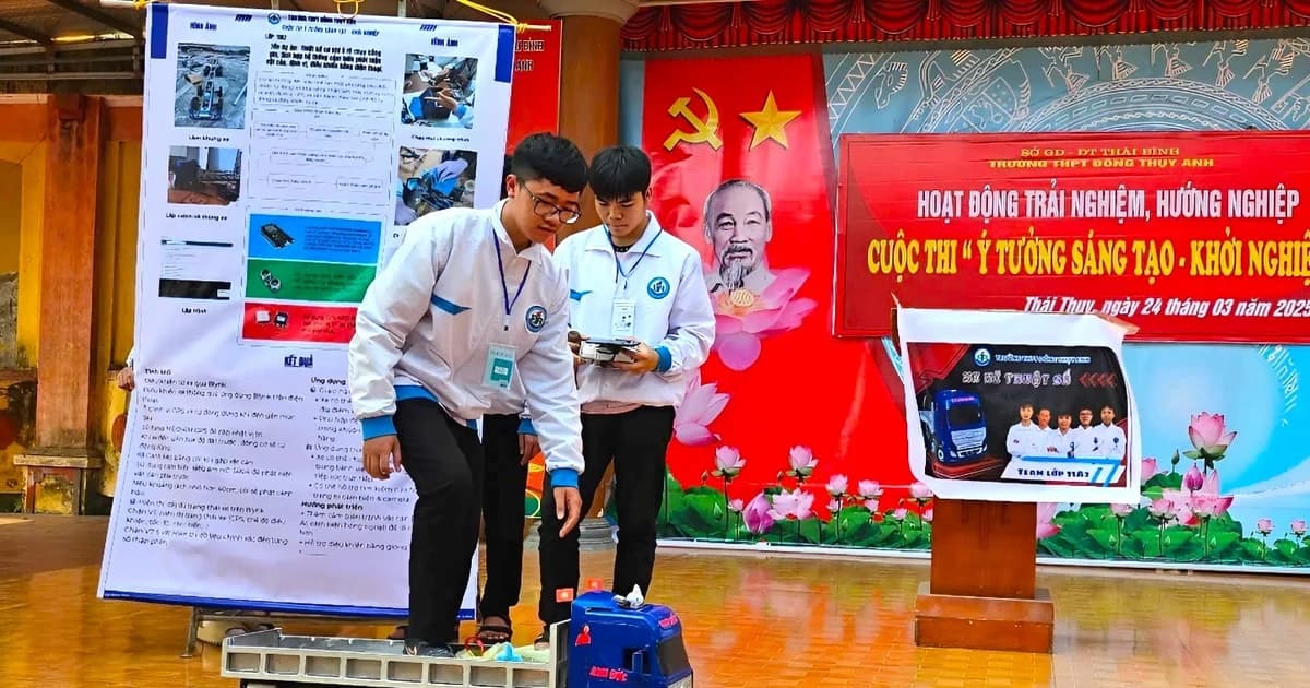 Khơi dậy niềm đam mê sáng tạo khoa học kỹ thuật cho học sinh