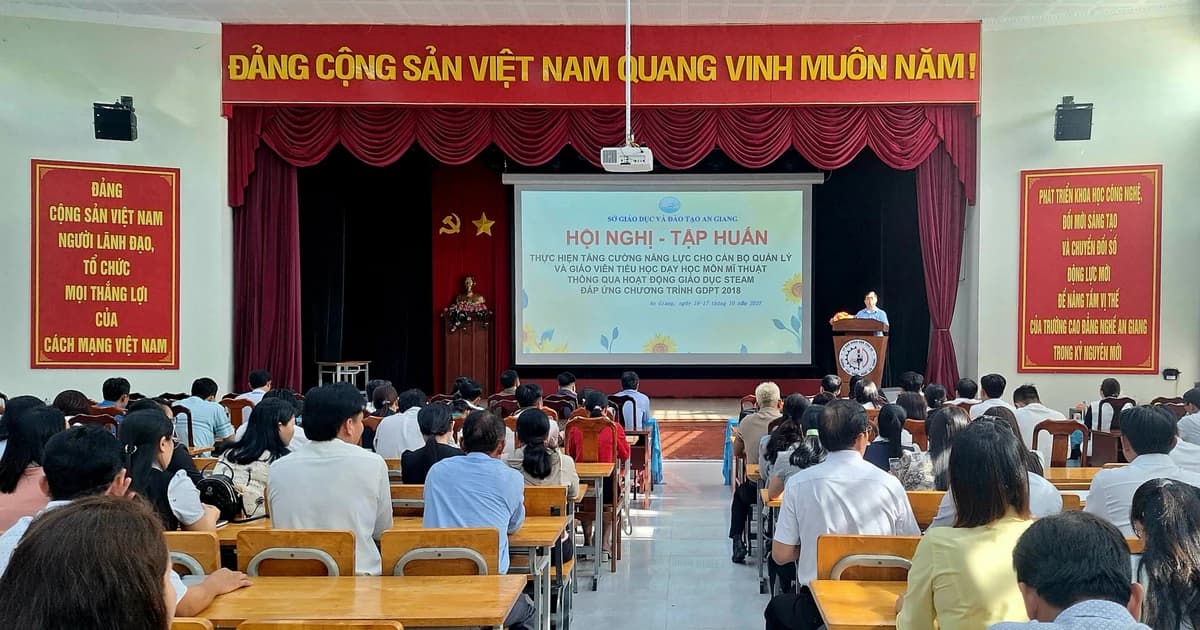 An Giang nâng cao năng lực dạy học thông qua hoạt động giáo dục STEAM