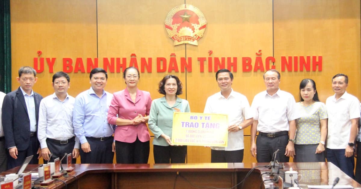 Bộ Y tế hỗ trợ Bắc Ninh khắc phục hậu quả bão số 11