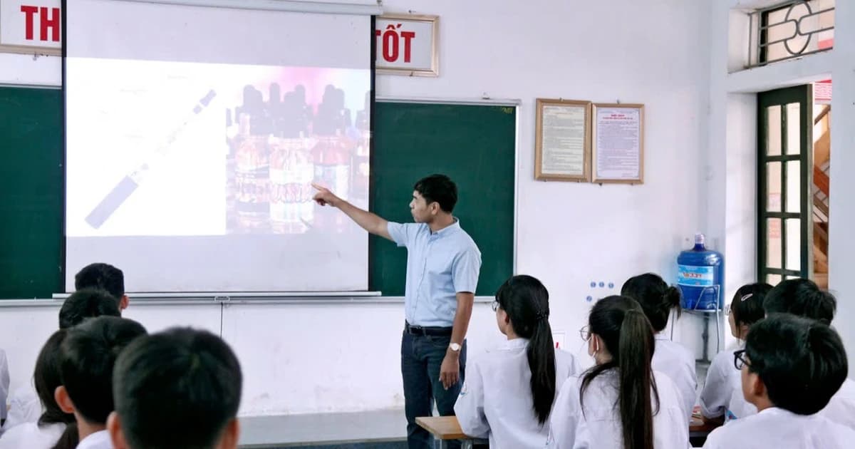 Xây dựng trường học không khói thuốc: Mỗi bài học là một thông điệp