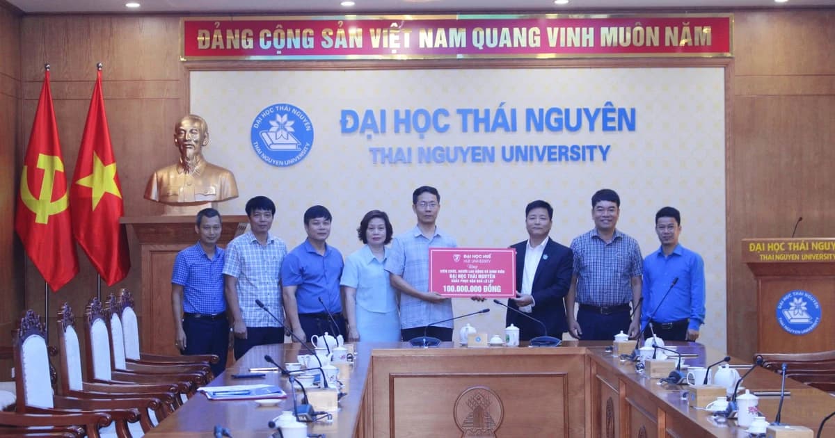 Đại học Huế đồng hành cùng Đại học Thái Nguyên sau bão số 11