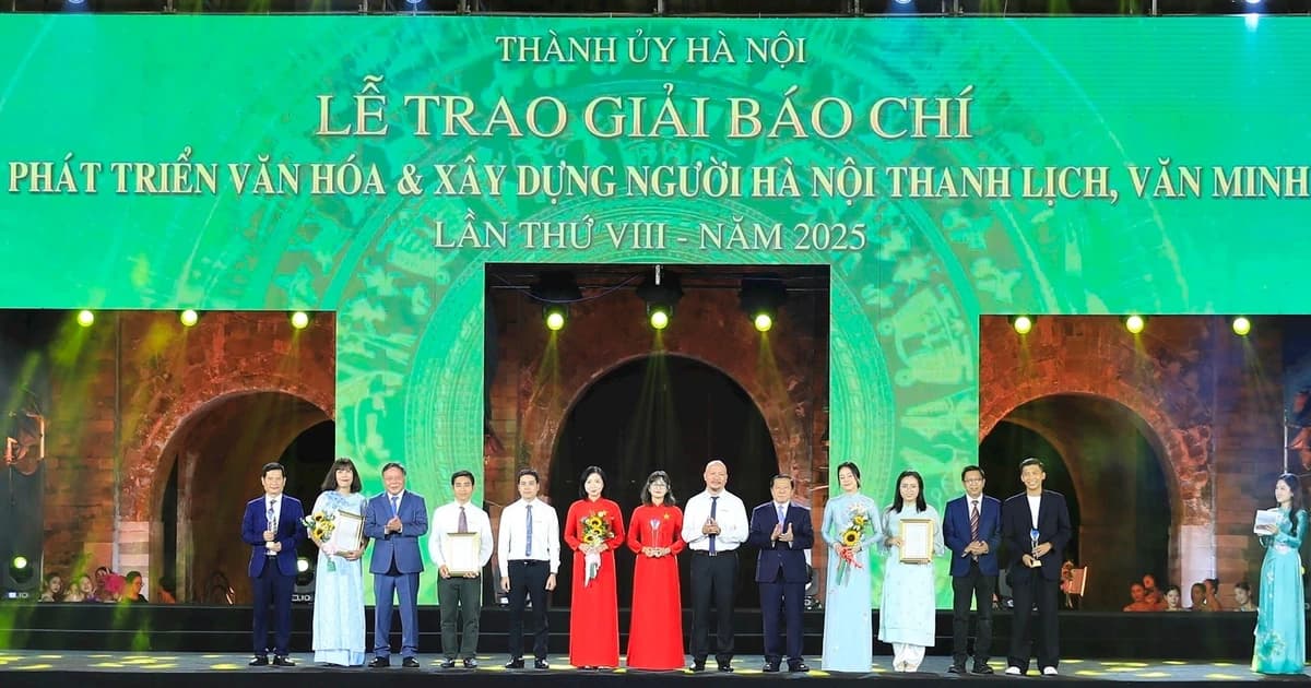 33 tác phẩm đoạt Giải báo chí văn hóa và xây dựng người Hà Nội thanh lịch