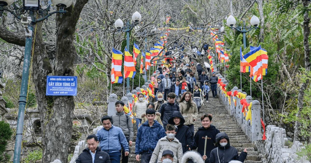 Miễn phí vé gửi xe tại Yên Tử đến hết năm 2026