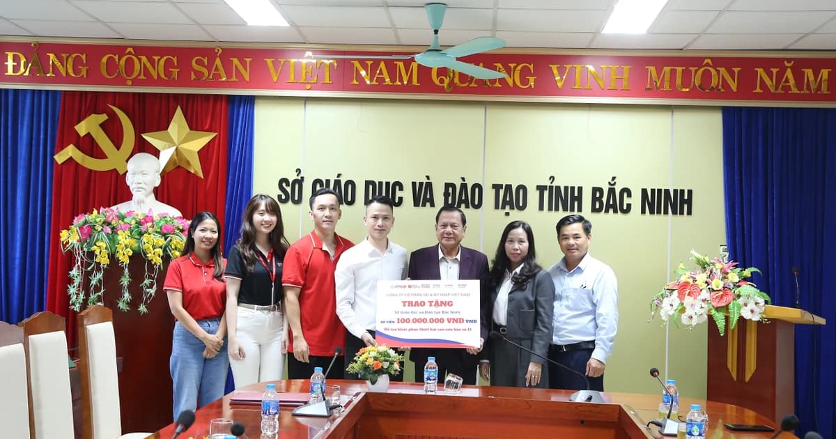 Ngành giáo dục Bắc Ninh tiếp nhận ủng hộ khắc phục hậu quả bão lũ