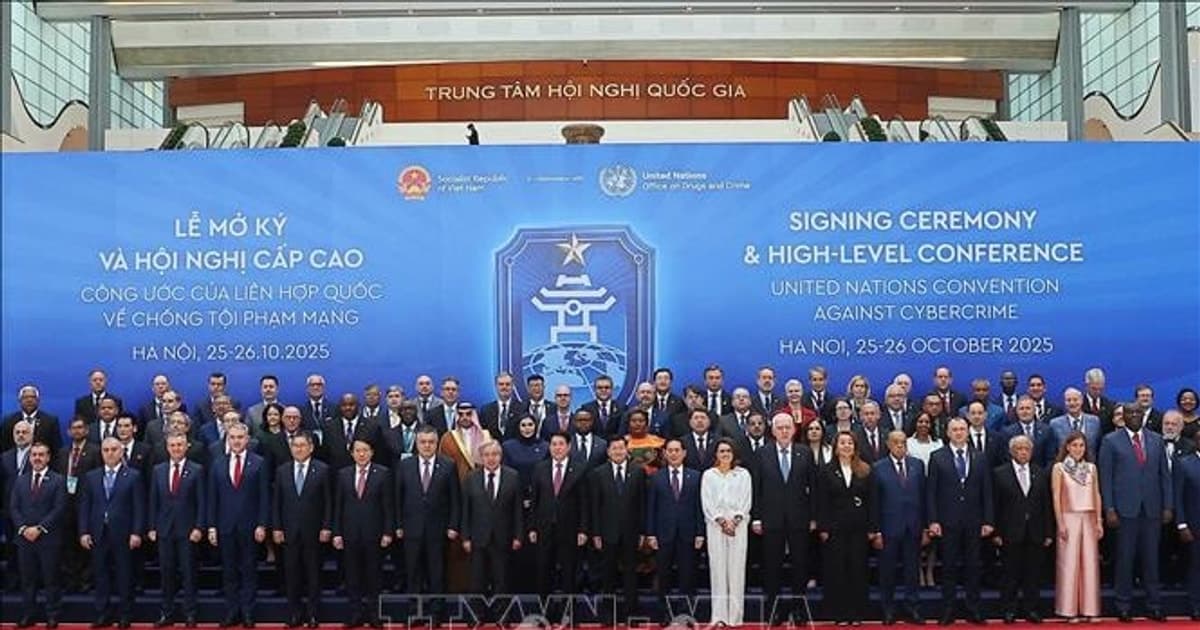 Khai mạc trọng thể Lễ mở ký Công ước của Liên hợp quốc về chống tội phạm mạng