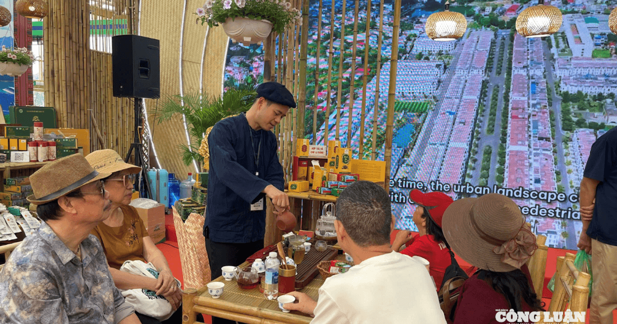 Thái Nguyên mang hương trà và sắc thu đến Hội chợ Mùa thu 2025