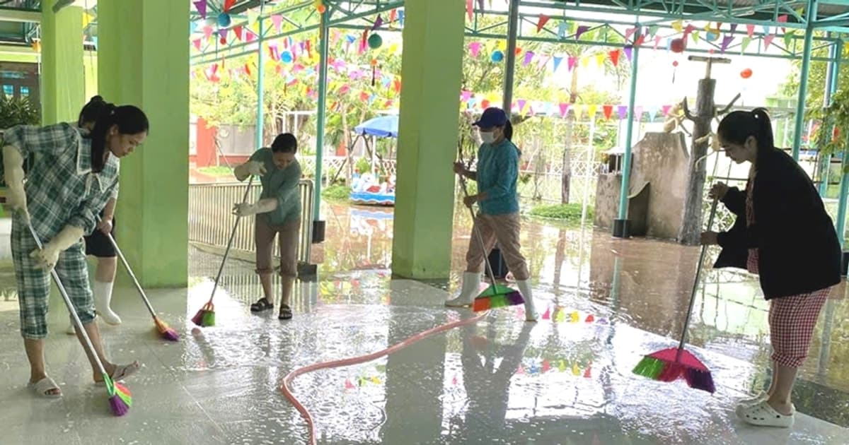 Từ 31/10, nhiều trường học tại Huế và Đà Nẵng tổ chức dạy học trở lại sau mưa lũ