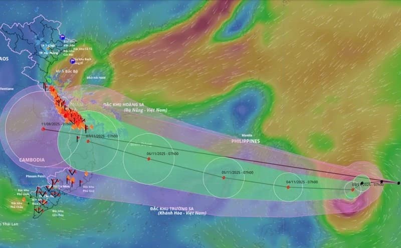 Đắk Lắk cho học sinh ven biển nghỉ học 2 ngày để tránh bão số 13