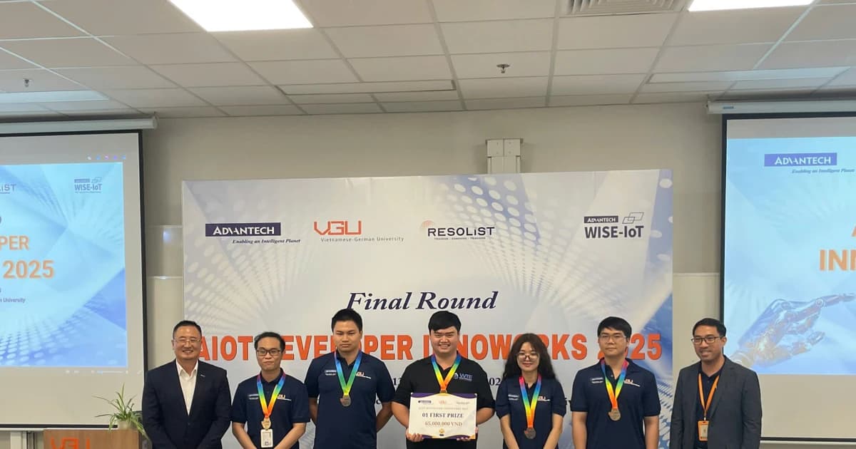 Hệ thống cảnh báo hạn mặn của sinh viên giành giải Nhất cuộc thi InnoWorks 2025