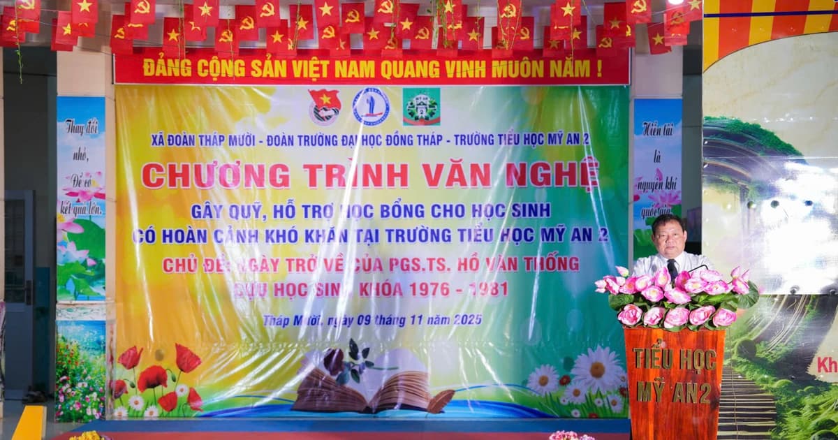 Tri ân và lan tỏa giá trị nhân văn ở ngôi trường vùng khó