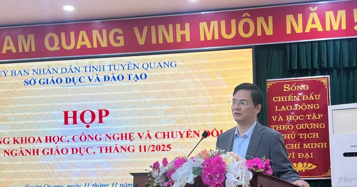 Tuyên Quang thúc đẩy chuyển đổi số giáo dục sau sáp nhập
