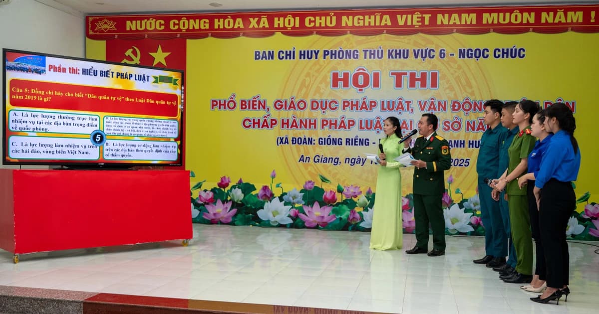 Sôi nổi Hội thi Phổ biến, giáo dục, vận động nhân dân chấp hành pháp luật