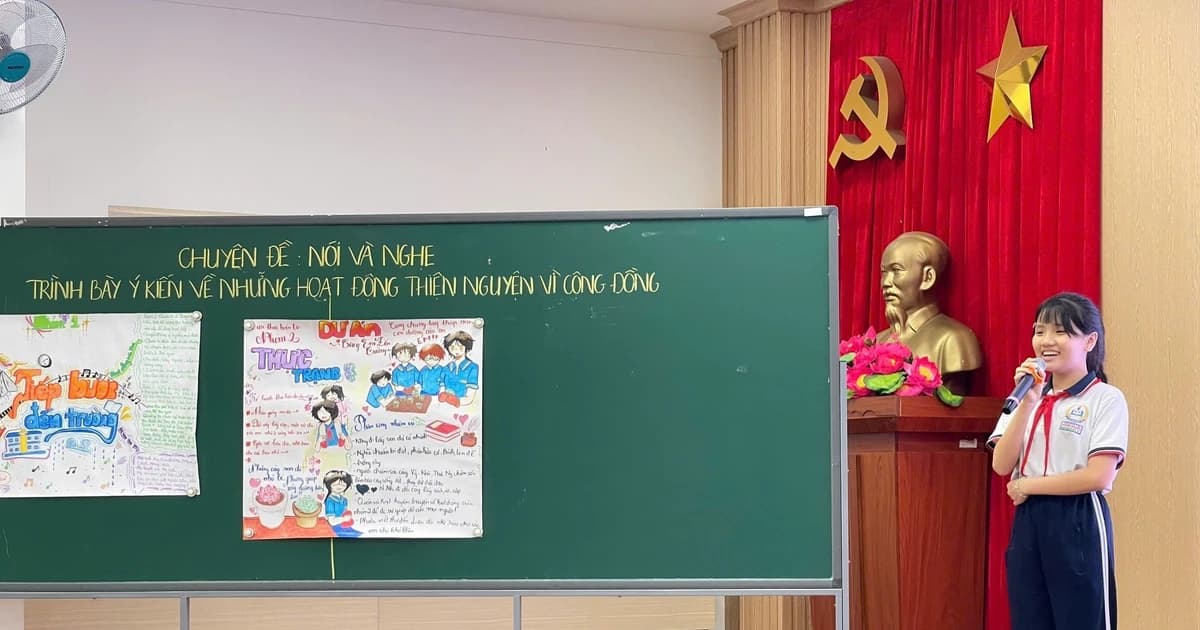 Giáo dục phẩm chất qua dự án: Hạt mầm nhân ái nảy nở từ mỗi bài học Ngữ văn