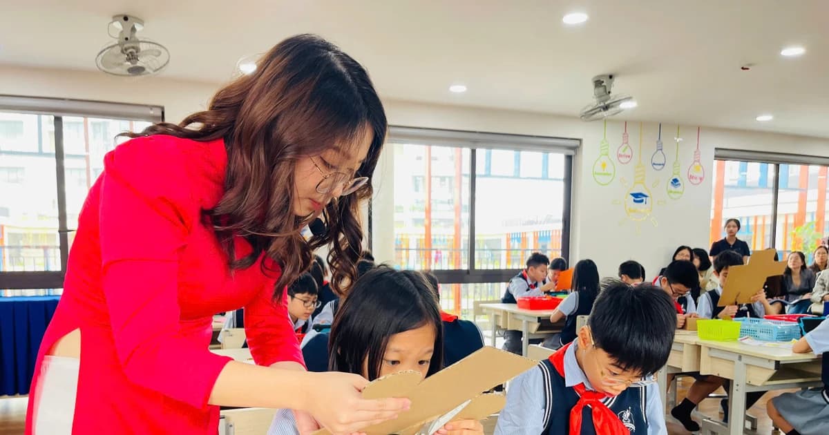 Dạy học sáng tạo môn Toán lớp 5 theo phương thức giáo dục STEM