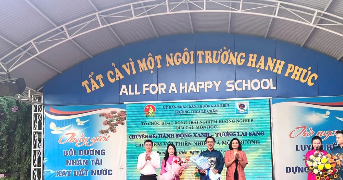Sôi nổi tiết hoạt động trải nghiệm ‘Hành động xanh- Tương lai sáng’