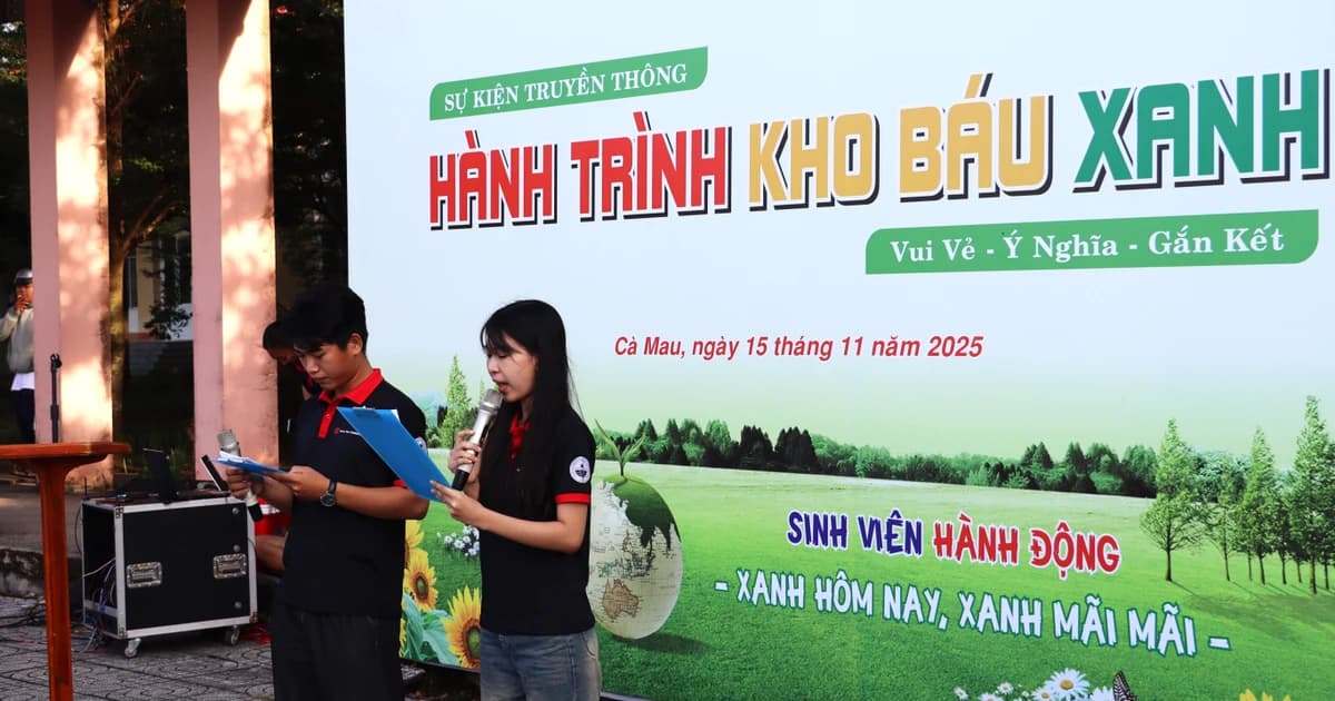 Thầy trò trường nghề ở Cà Mau lan tỏa tinh thần ‘sống xanh’