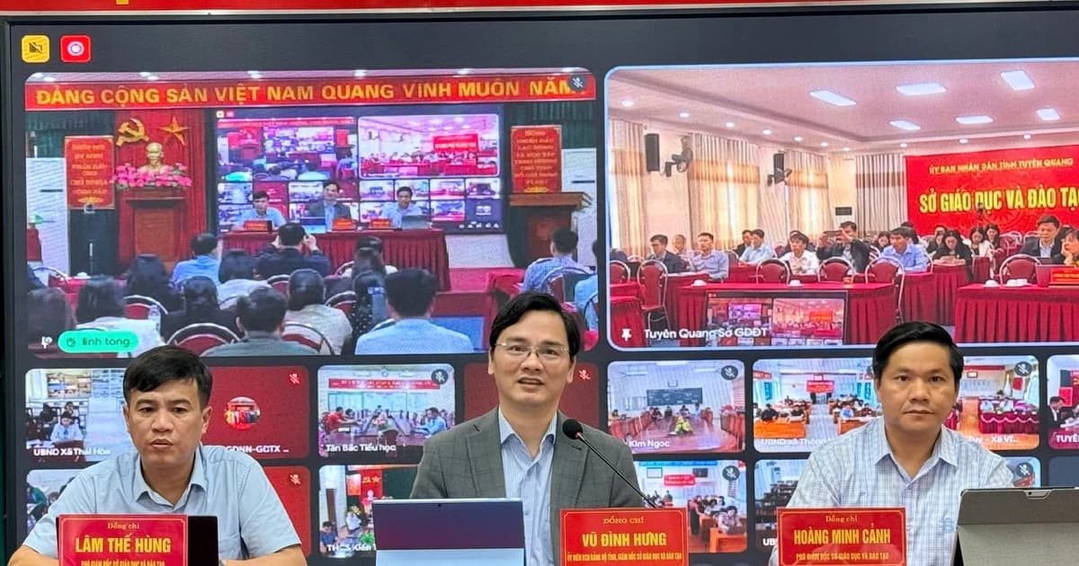Giáo dục Tuyên Quang đột phá cải cách hành chính, tiên phong trong chuyển đổi số