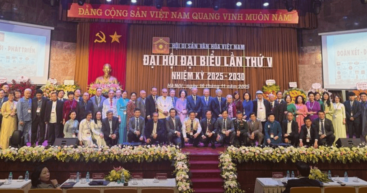 PGS.TS Đỗ Văn Trụ tiếp tục giữ chức Chủ tịch Hội Di sản Văn hóa Việt Nam