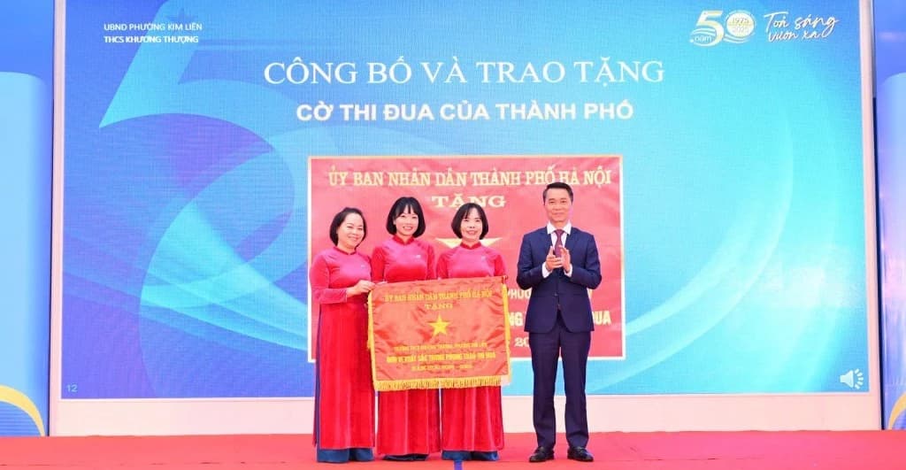 Trường THCS Khương Thượng kỷ niệm 50 năm xây dựng và phát triển