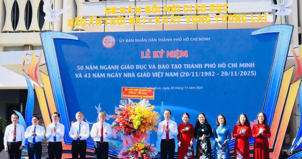Giáo dục TPHCM tròn 50 năm ghi dấu bản lĩnh trí tuệ và khát vọng đổi mới