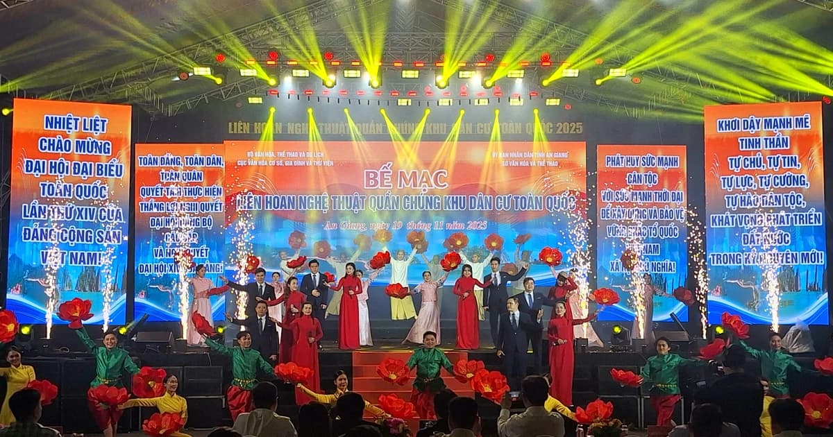 Ấn tượng Liên hoan nghệ thuật quần chúng Khu dân cư toàn quốc năm 2025