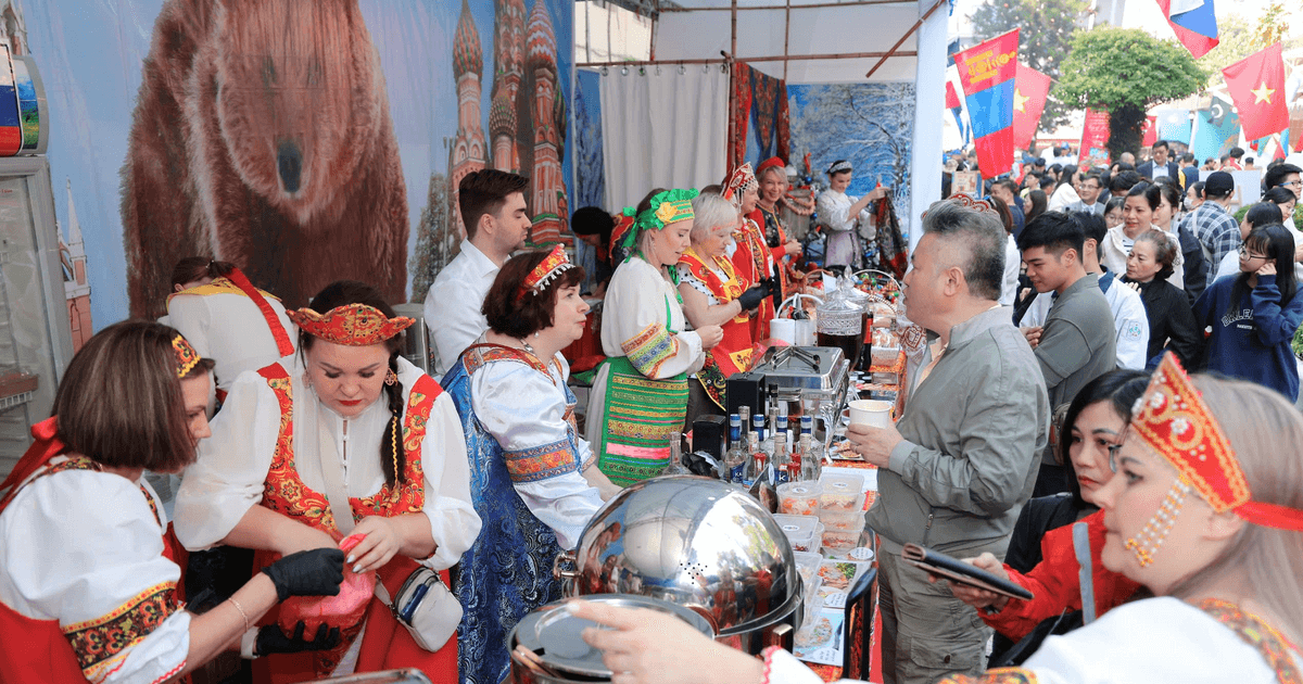 Hơn 120 gian hàng tham gia Liên hoan Văn hóa Ẩm thực Quốc tế 2025