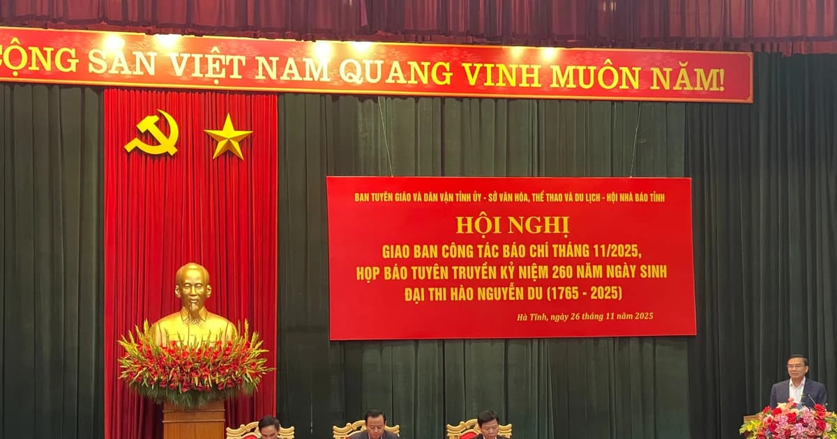 Hà Tĩnh thông tin Lễ kỷ niệm 260 năm ngày sinh Đại thi hào Nguyễn Du