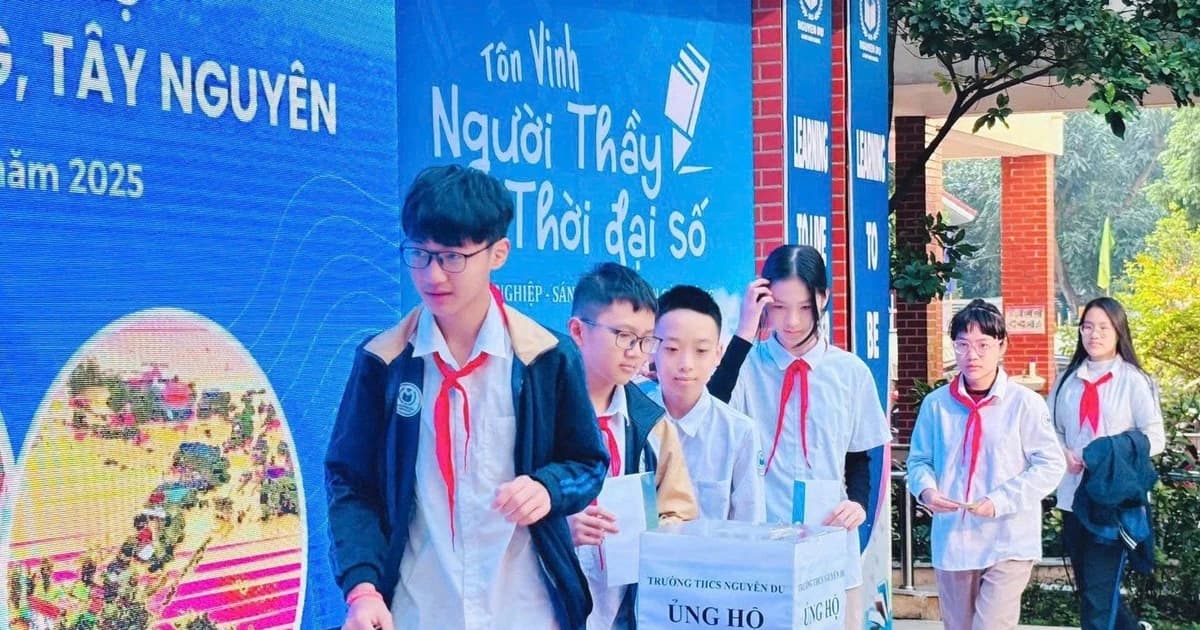 Sát cánh cùng miền Trung, trường giúp trường sau lũ dữ