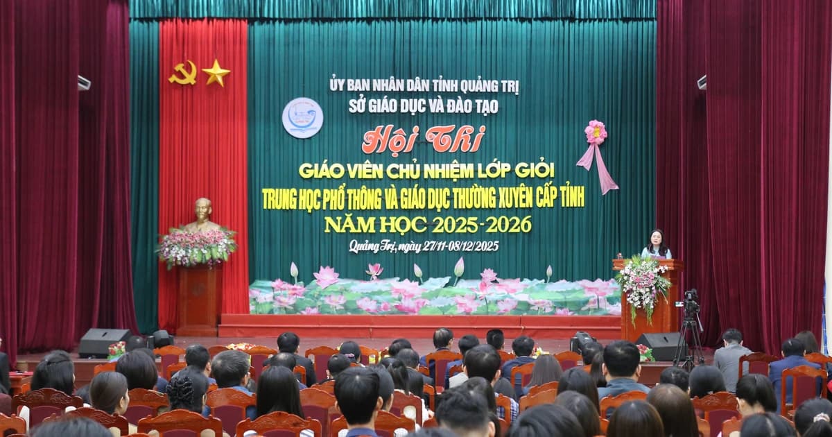 Hội thi GVCN lớp giỏi Quảng Trị: Tôn vinh những 'người giữ lửa' của lớp học