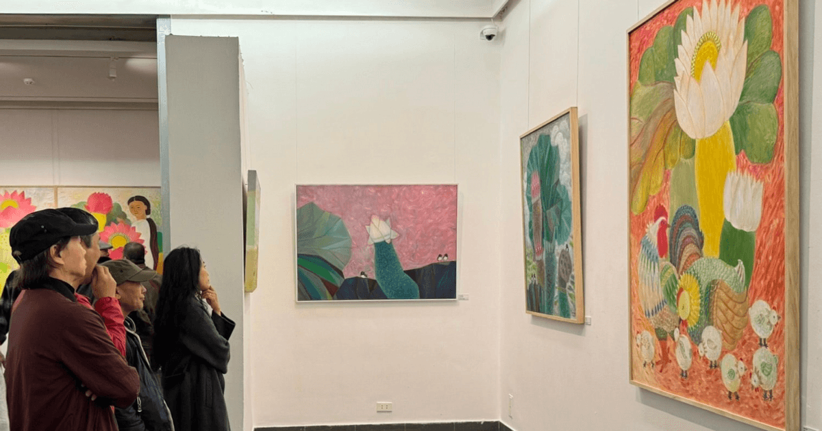 Triển lãm 'Mùa mới': Không gian hội họa nhuốm sắc mơ mộng và cổ tích