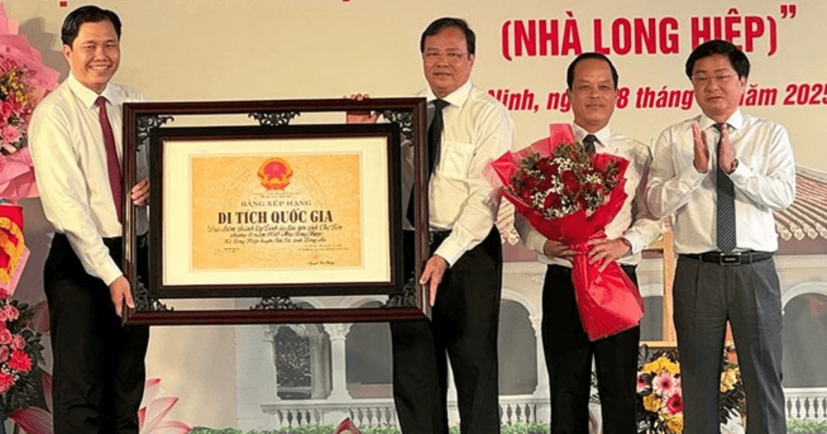 Tây Ninh: Di tích lịch sử Nhà Long Hiệp được công nhận Di tích quốc gia