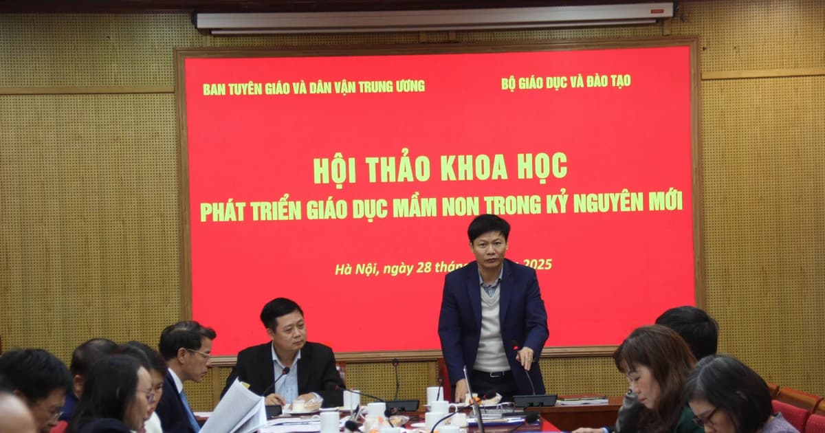 Phát triển giáo dục mầm non trong kỷ nguyên mới