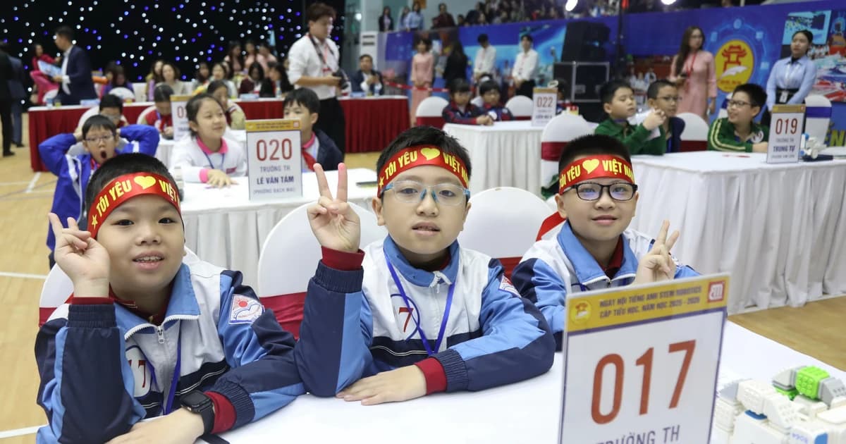 Hà Nội lần đầu tổ chức ngày hội Tiếng Anh STEM, robotics cho học sinh tiểu học