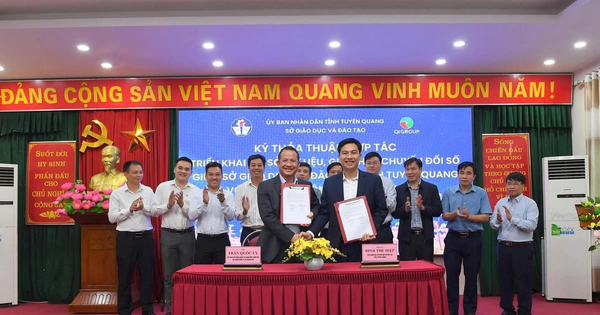 Giáo dục Tuyên Quang 'bắt tay' đột phá trong triển khai cơ sở dữ liệu và AI