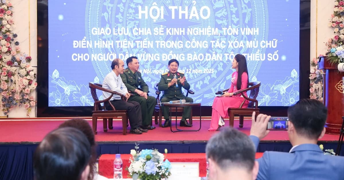 Xóa mù chữ là điều kiện đầu tiên để người dân tiếp cận cơ hội phát triển trong kỷ nguyên số